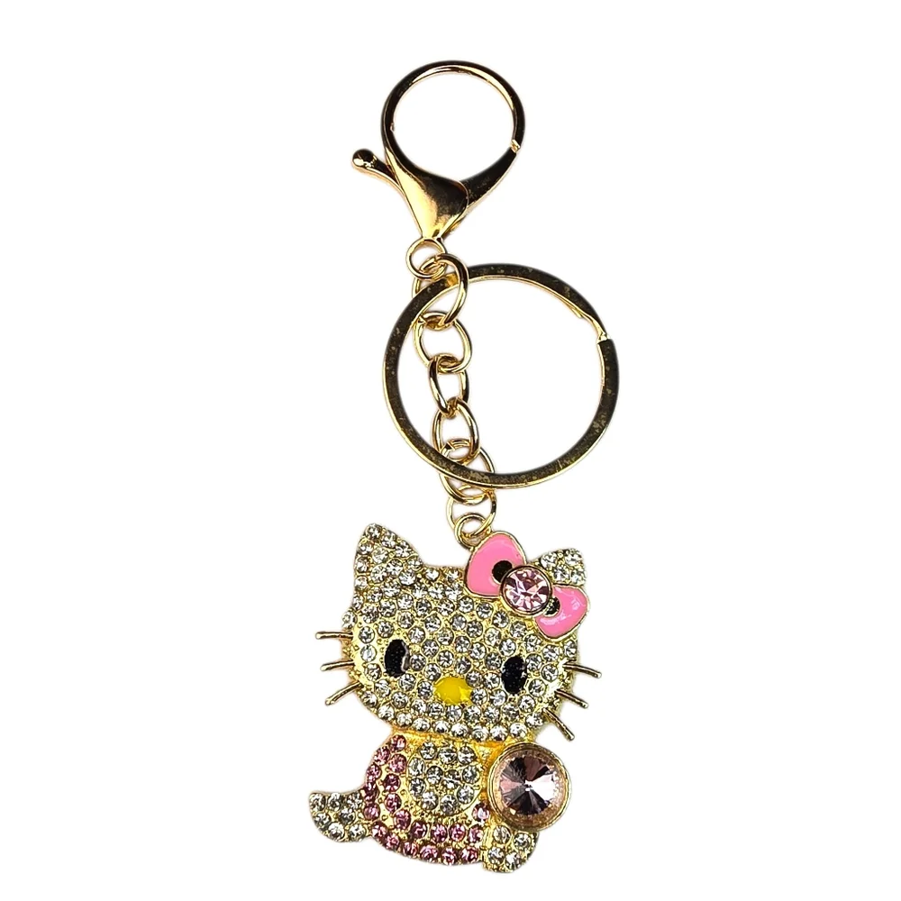 Hello Kitty Bling Bag Charm‎ Keychain